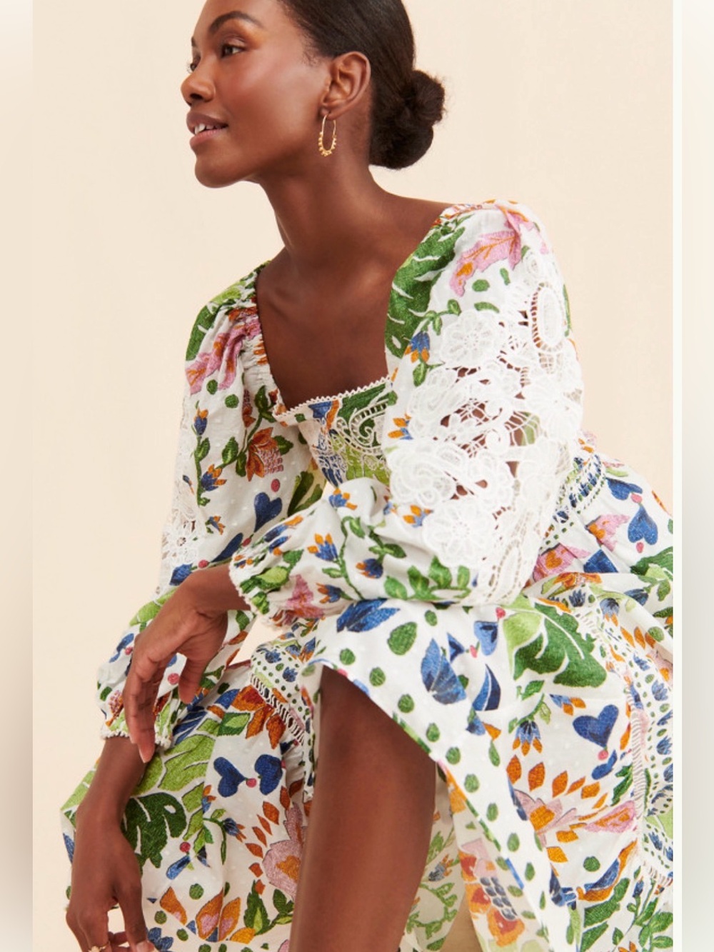 Summer Garden Midi Dress
NWOT
Farm Rio
COLOR- Mullti